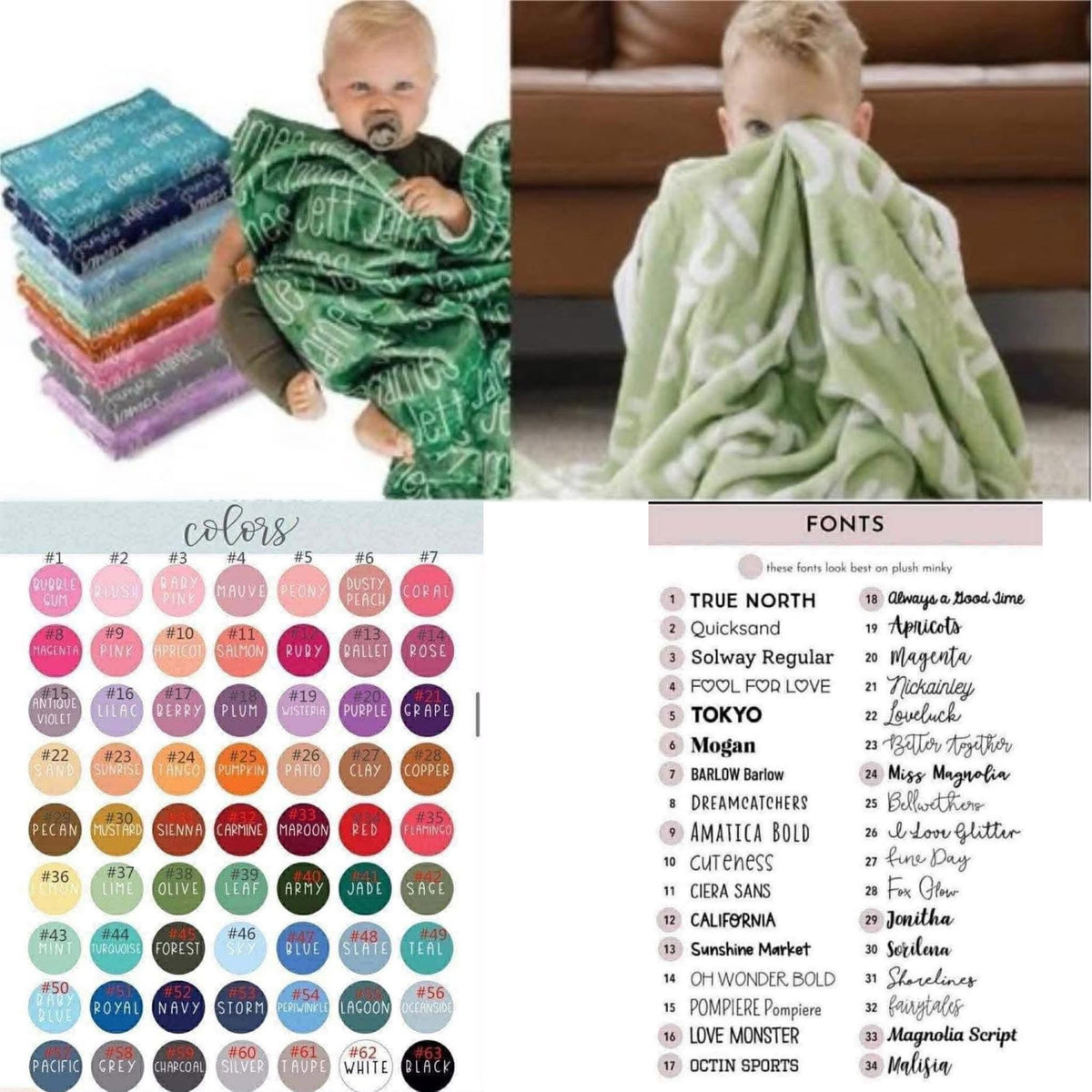 PO40: Name Blankets (ETA 3-4 Weeks)