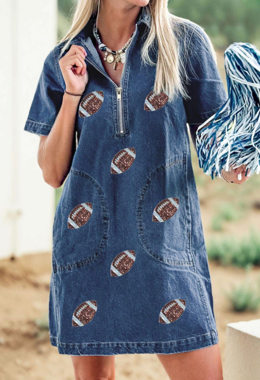 Sequin Football Dress (RTS)
