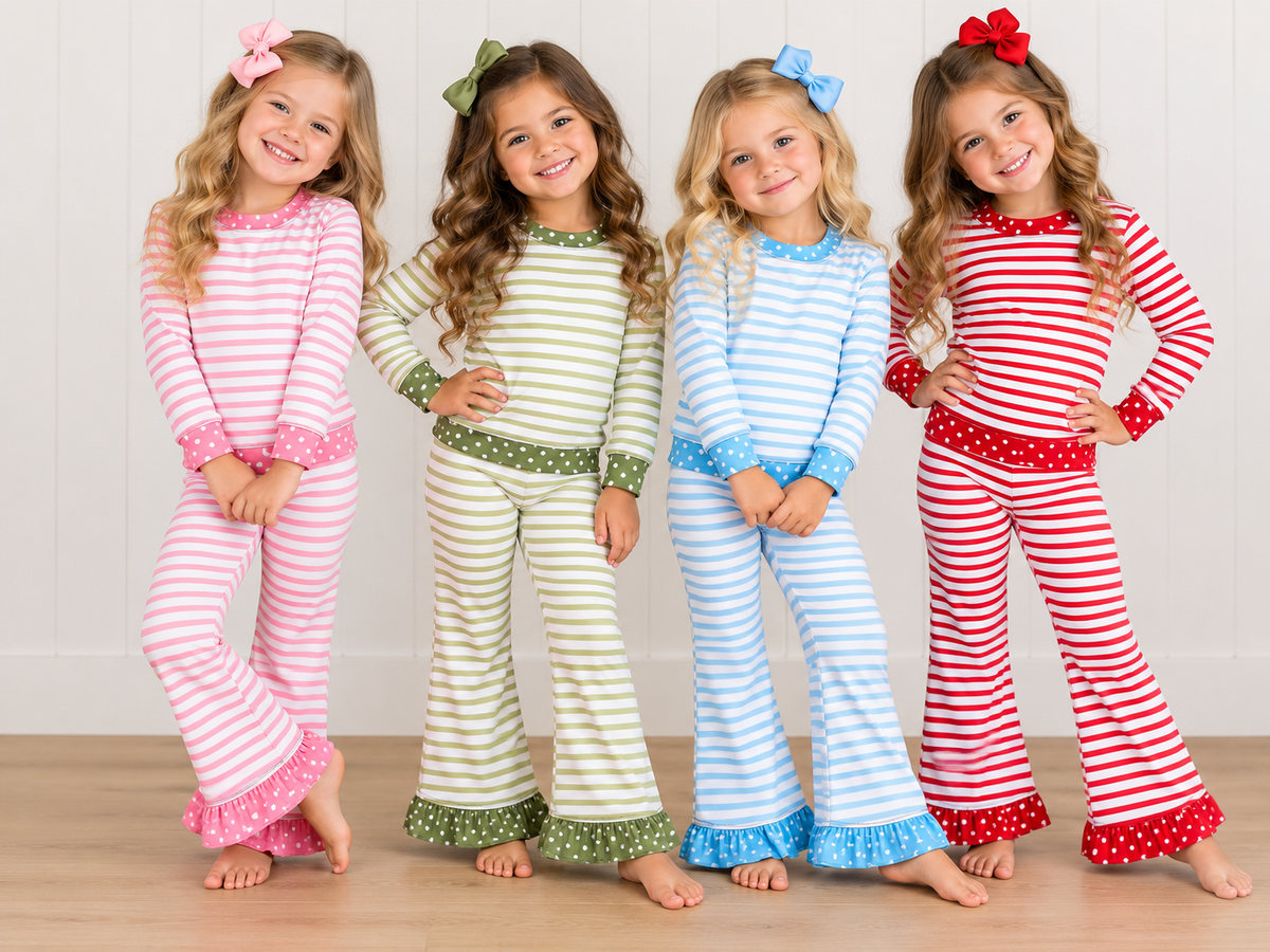 WS39: Candy Stripe Ruffle Sets (ETA December)