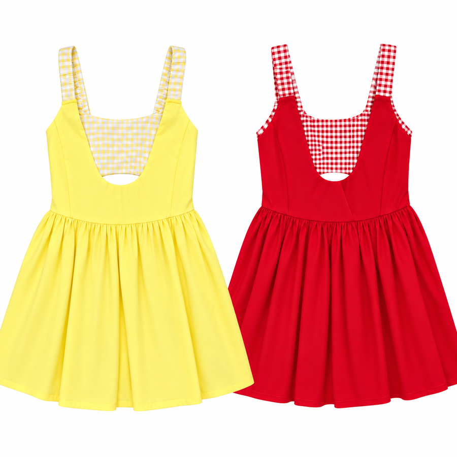 Gingham Women's Athletic Dress (RTS)