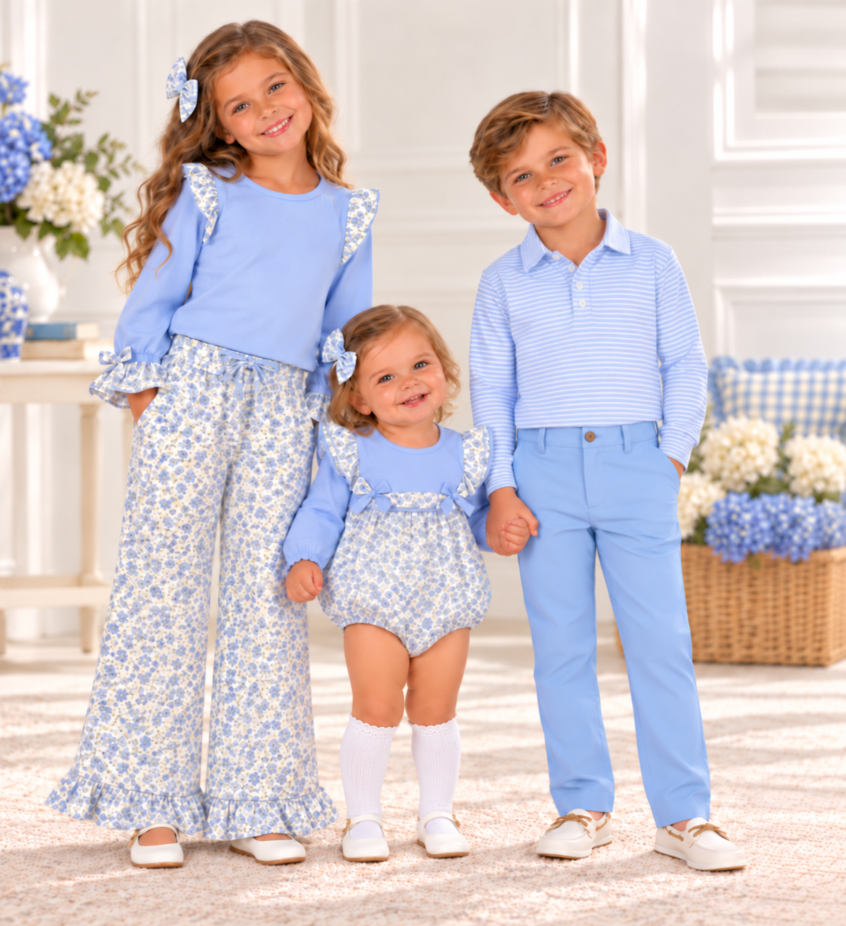 PO40: Blue Floral Sibling Collection (ETA January)