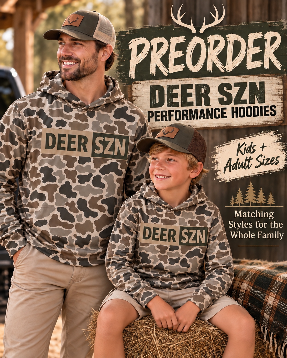 PO38: DeerSzn Pullover Hoodie (ETA November)