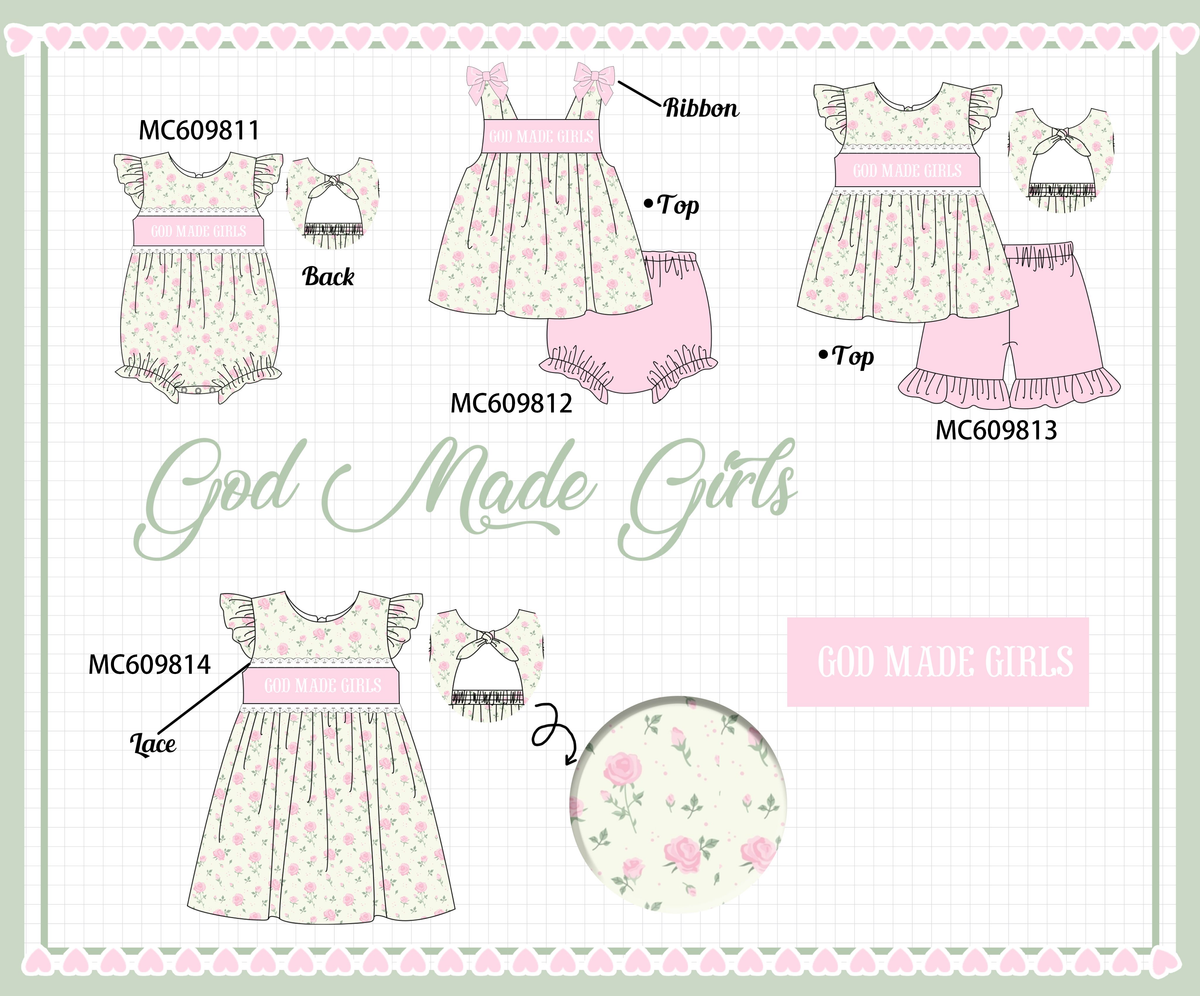 PO37: God Made Girls Embroidery Lace Collection (ETA March)