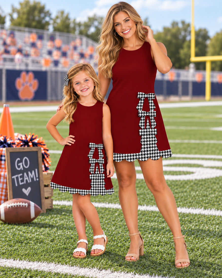 Team Bow Skort Dress - Bama (RTS)
