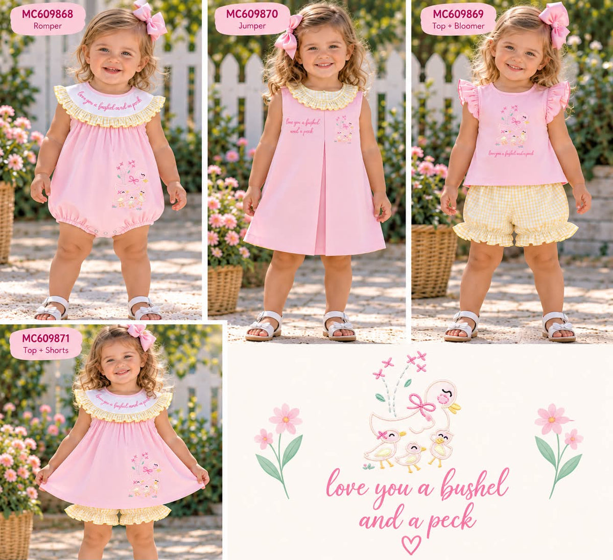 PO37: Pink Love You A Bushel And A Peck Embroidery Collection (ETA March)
