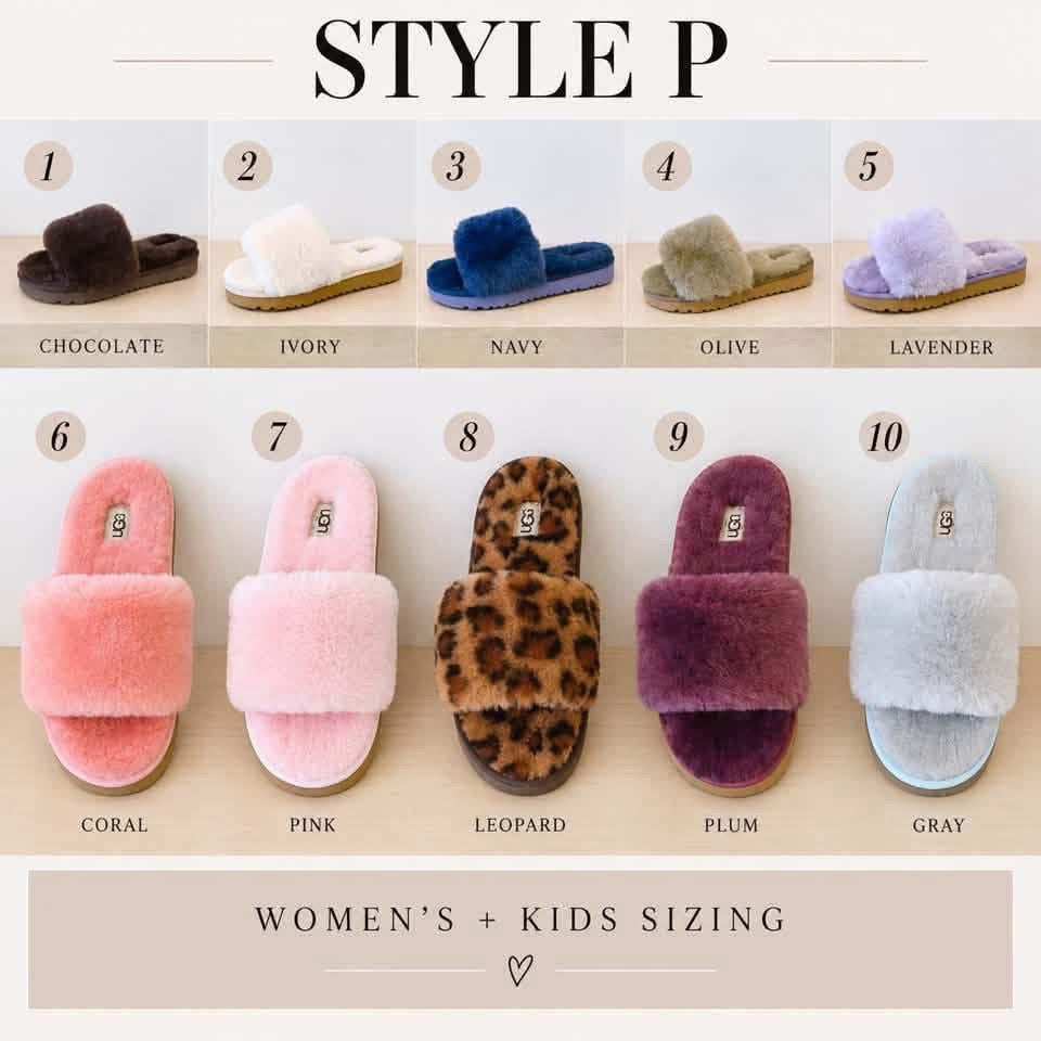 Fall Slipper PO - Style P (ETA DEC)