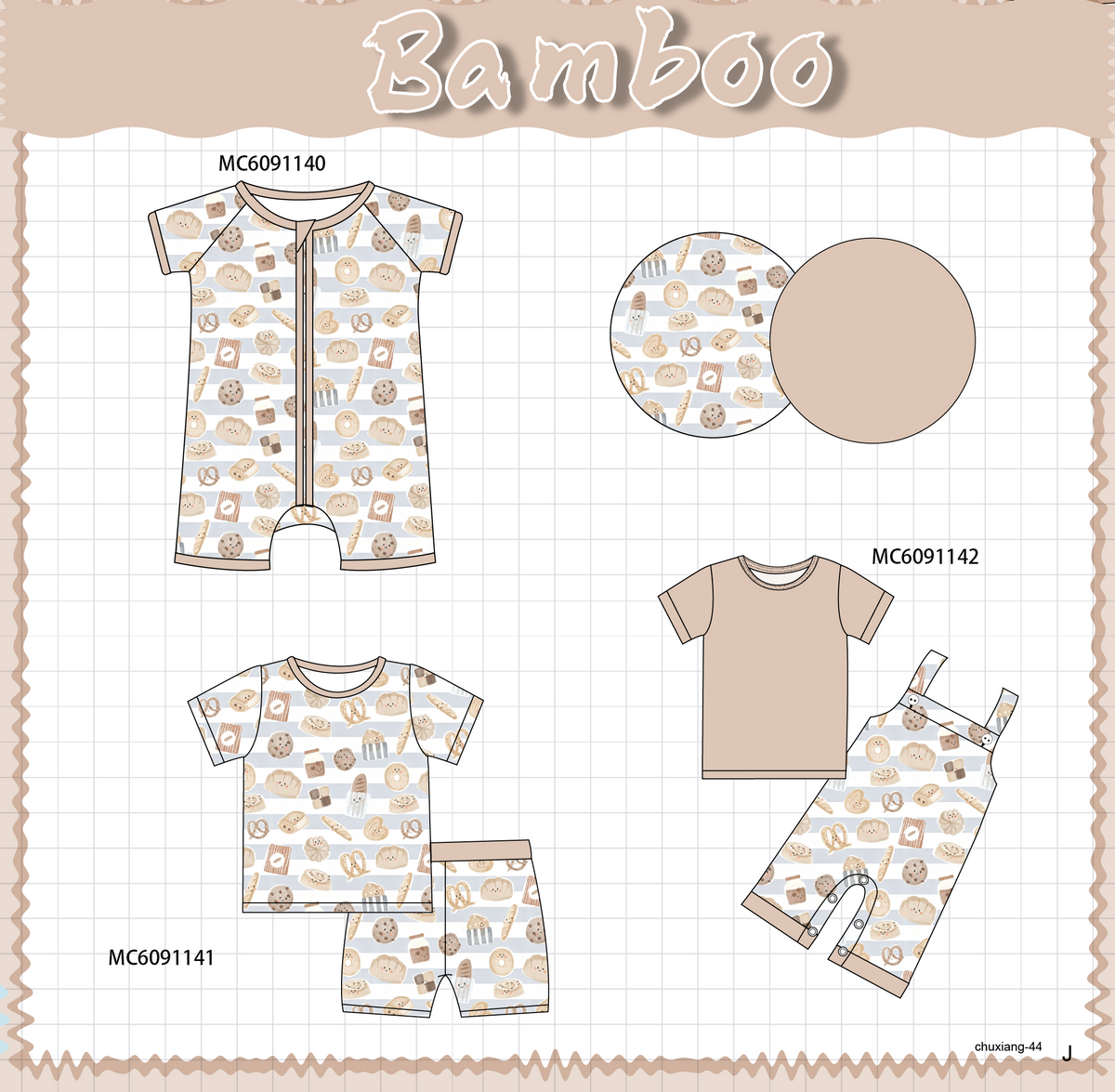 PO37: Latte Bread Cookie Bamboo Collection (ETA March)