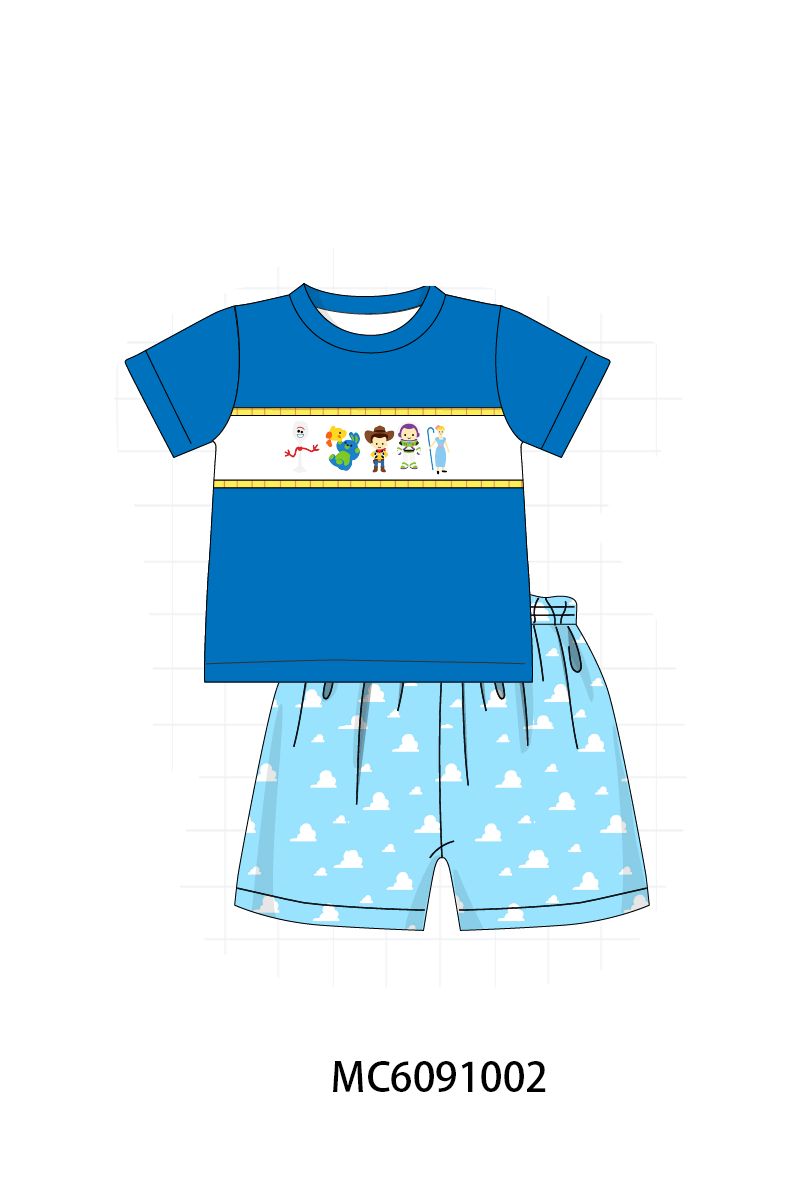 PO37: Blue Toy Story Embroidery Collection (ETA March)
