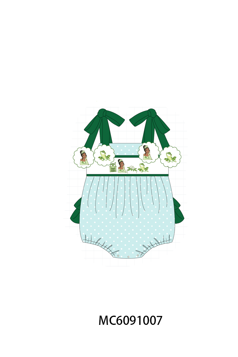 PO37: Green Princess Tiana Embroidery Collection (ETA March)
