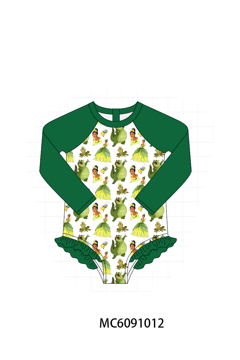 PO37: Green Princess Tiana Embroidery Collection (ETA March)