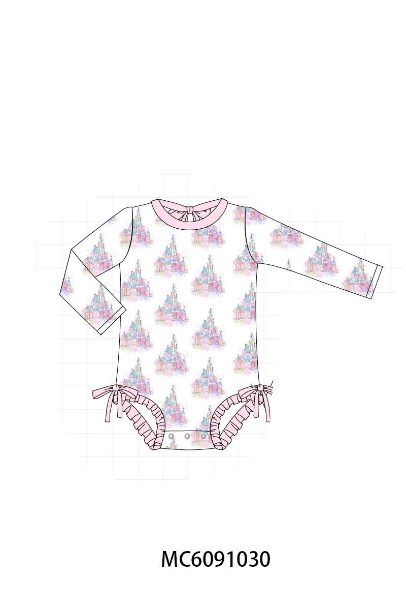 PO37: Pink Castle Print Ruffle Collection (ETA March)