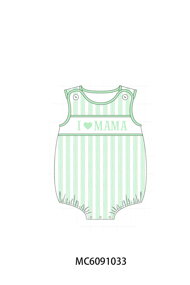 PO37: Pink&Green I Love MAMA Embroidery Collection (ETA March)