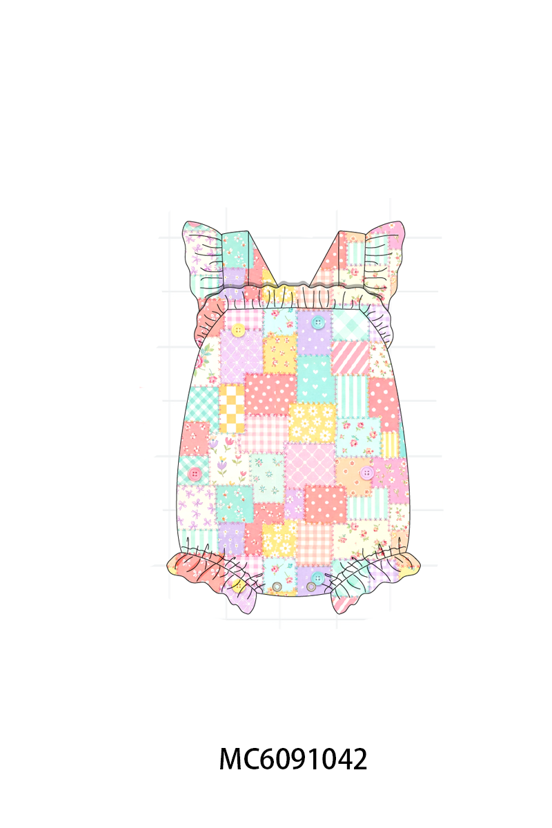 PO37: Multicolored Patchwork Ruffle Collection 1 (ETA March)