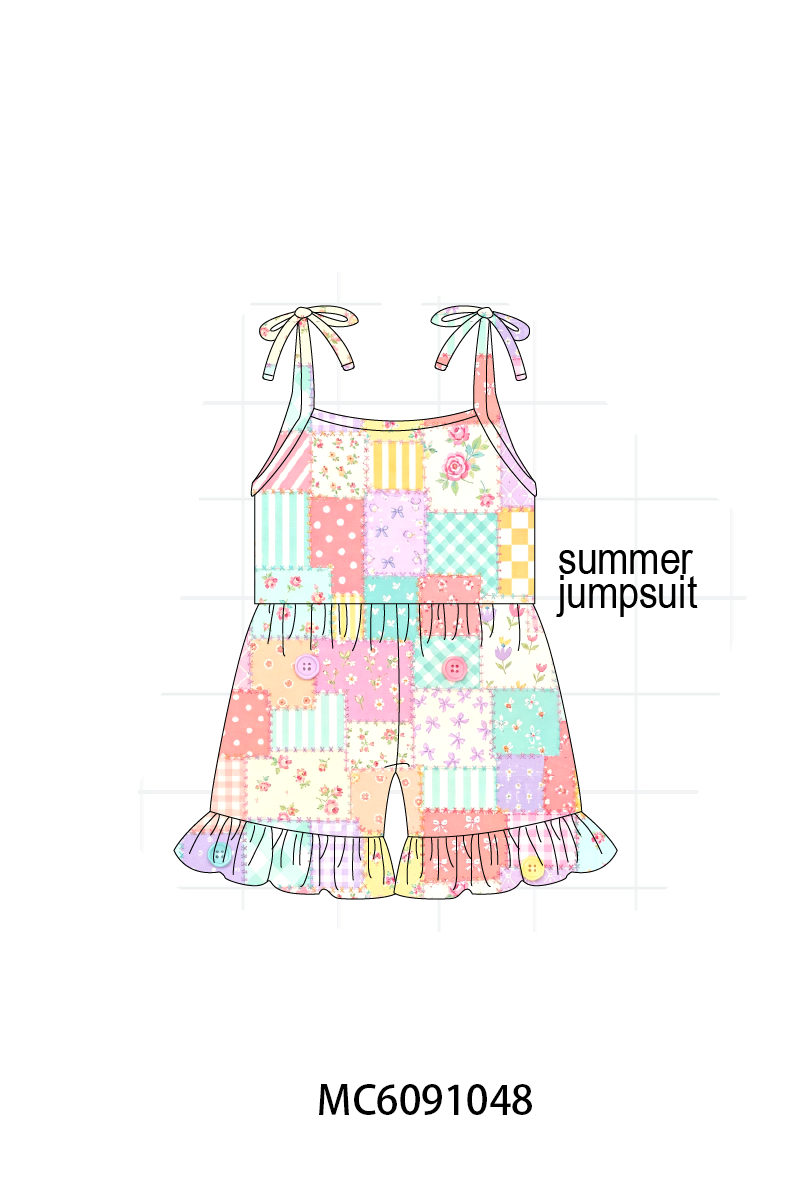 PO37: Multicolored Patchwork Ruffle Collection 2 (ETA March)