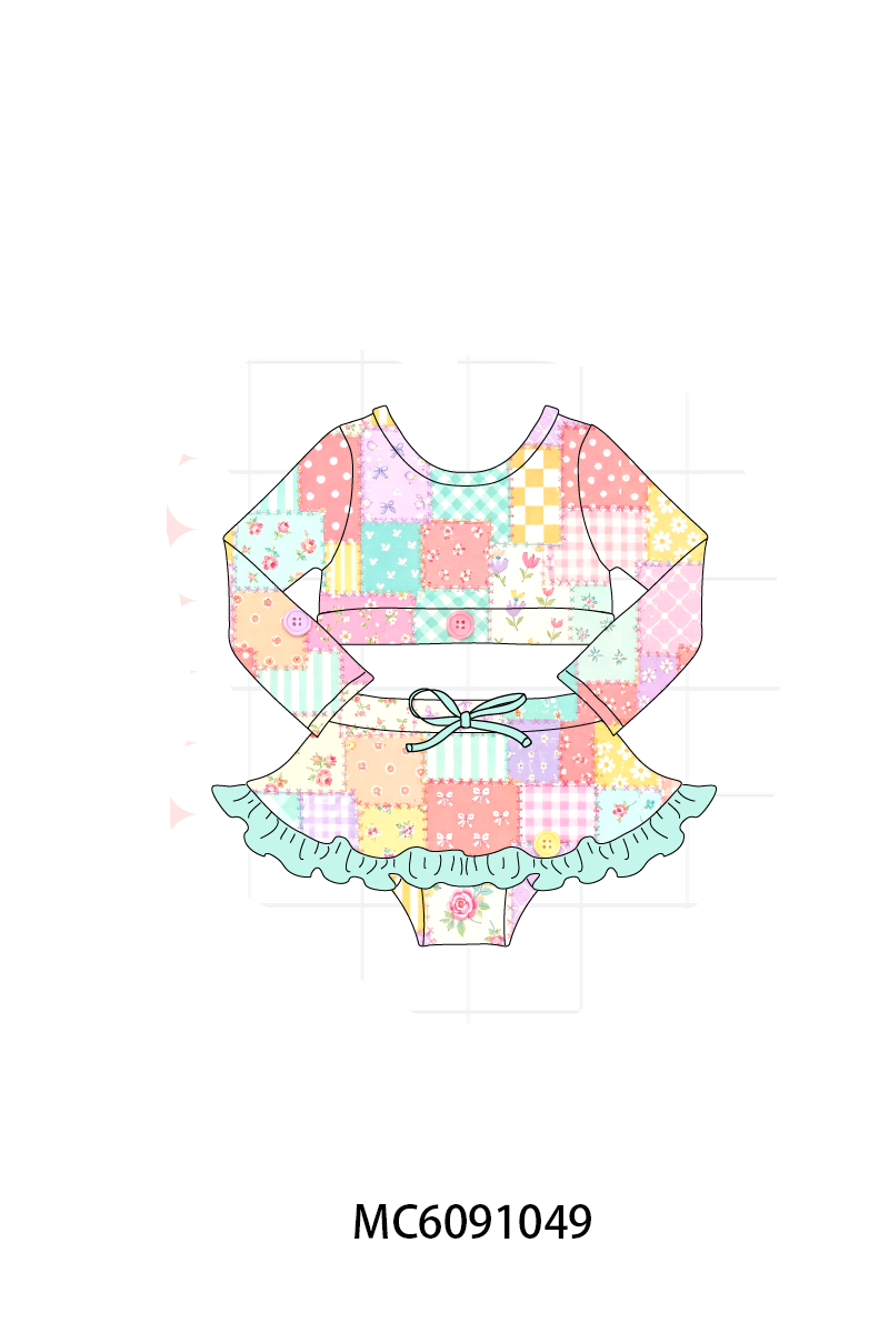 PO37: Multicolored Patchwork Ruffle Collection 2 (ETA March)