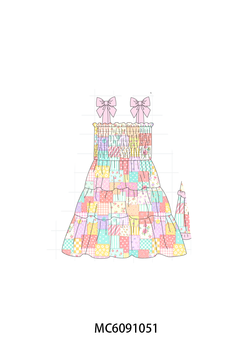 PO37: Multicolored Patchwork Ruffle Collection 2 (ETA March)