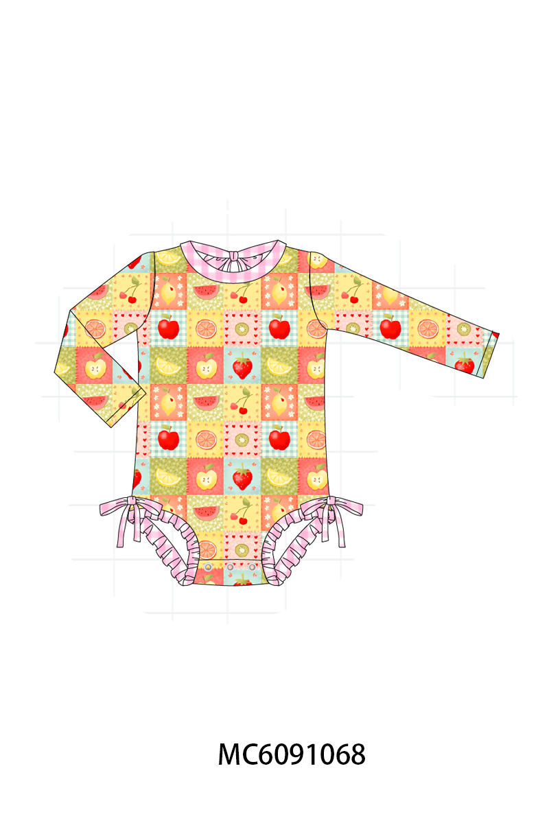 PO37: Fruits Embroidery Checkered Collection (ETA March)