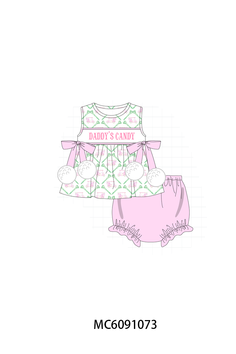 PO37: Pink Daddy's Candy Embroidery Golf Cart Collection (ETA March)