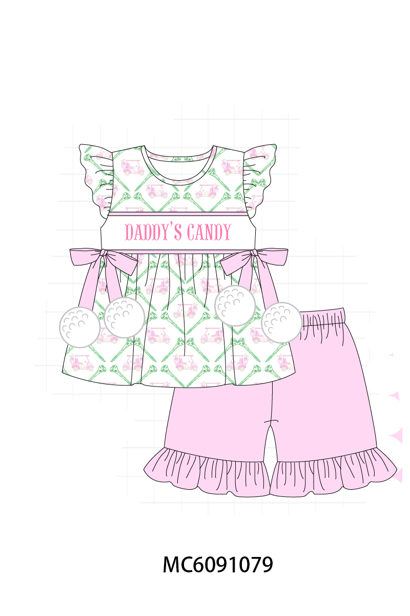 PO37: Pink Daddy's Candy Embroidery Golf Cart Collection (ETA March)