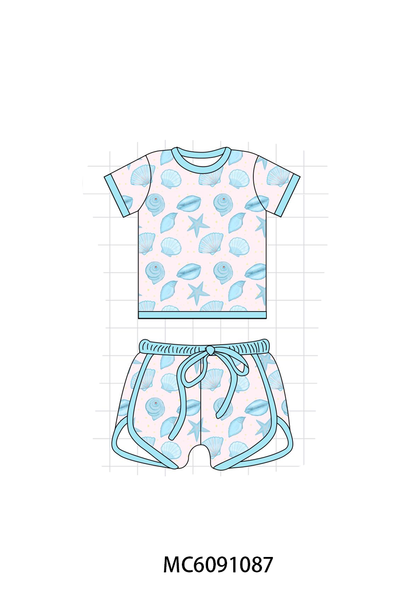 PO37: Pink&Blue Shell Bamboo Collection (ETA March)
