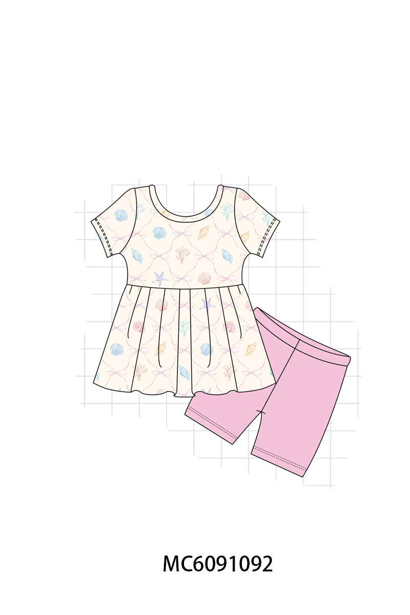 PO37: Cream Starfish Print Bamboo Collection (ETA March)