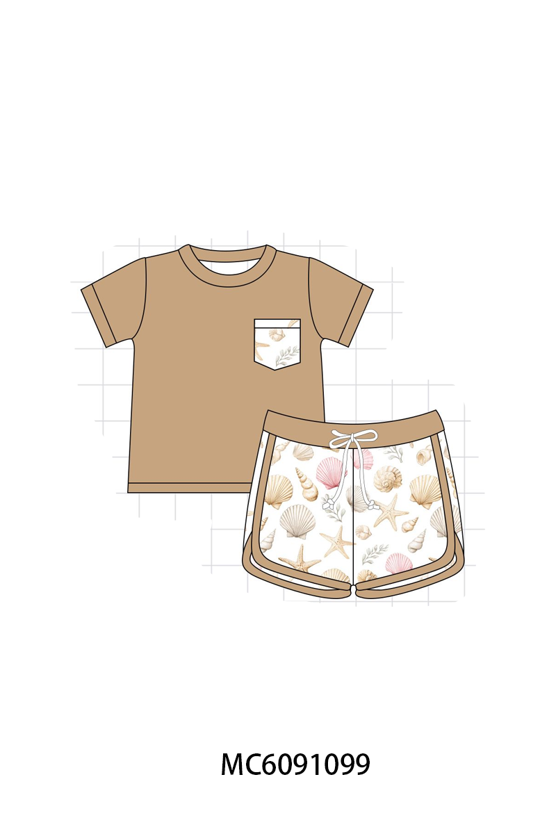 PO37: Brown Starfish Shell Bamboo Collection (ETA March)