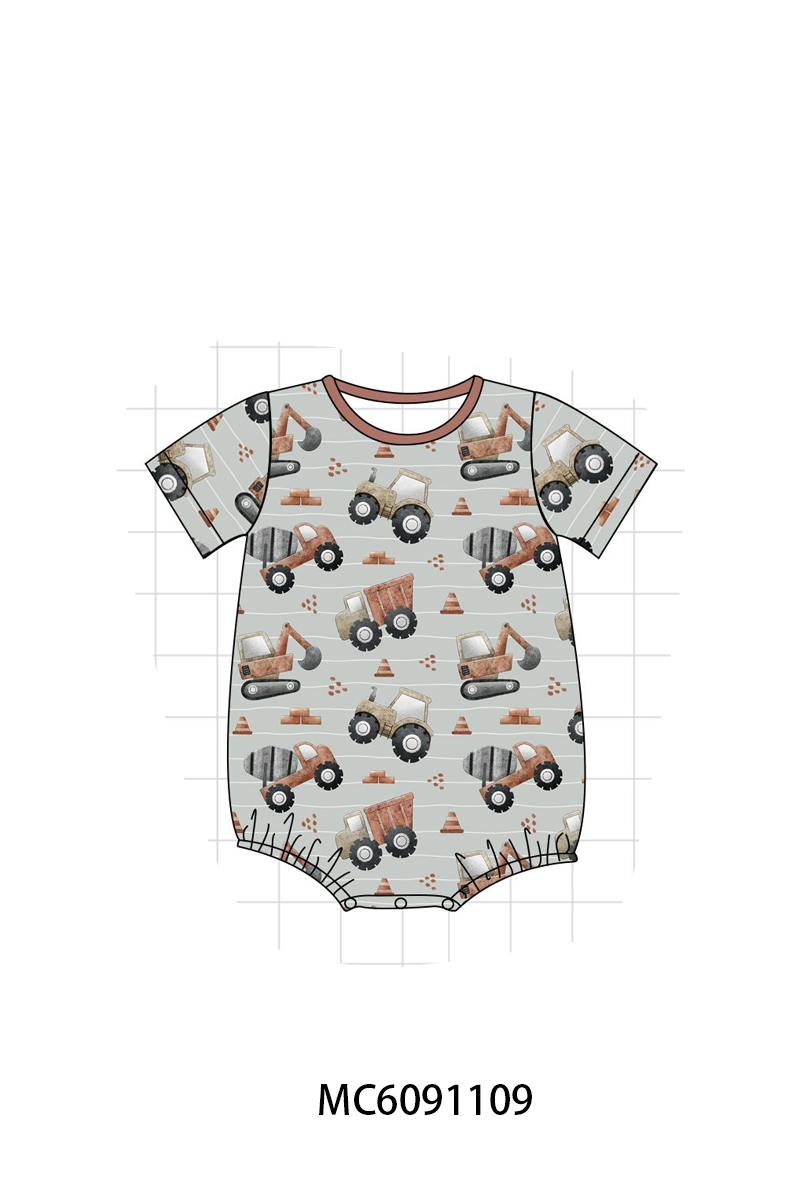 PO37: Rust Excavator Print Bamboo Collection (ETA March)