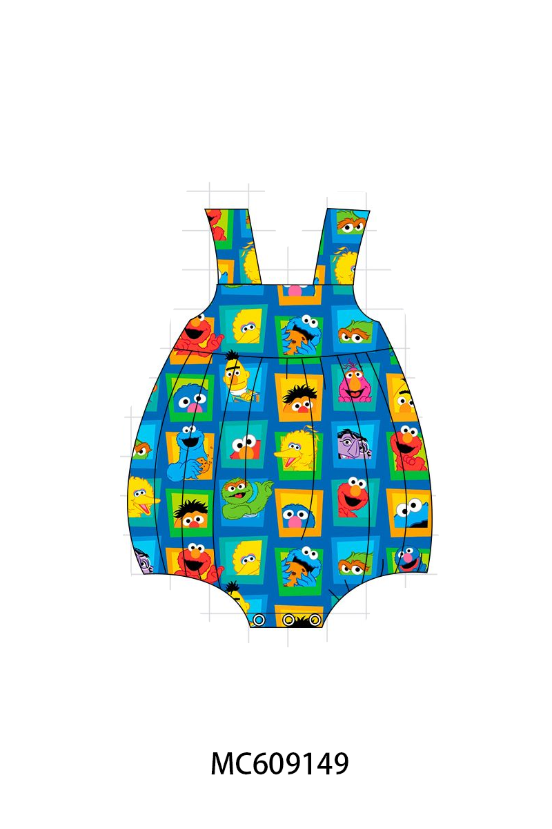 PO36.5 Blue Sesame Street Print Bamboo Collection (ETA March)