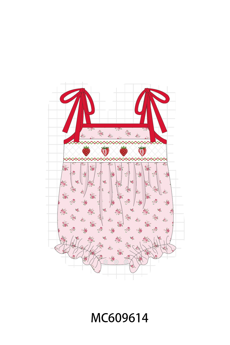 PO37: Pink Strawberry Smocked Collection (ETA March)