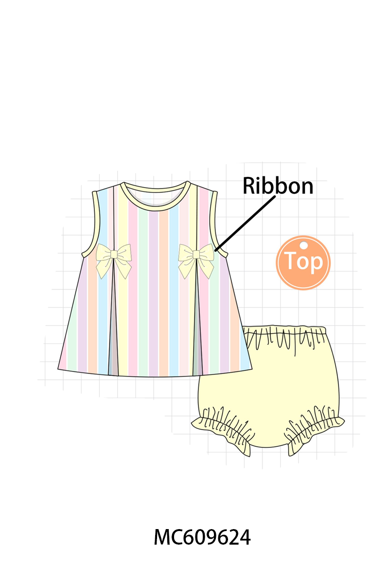 PO37: Rainbow Stripe Ruffle Collection (ETA March)