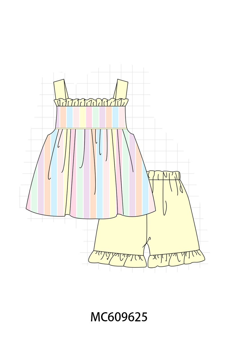 PO37: Rainbow Stripe Ruffle Collection (ETA March)