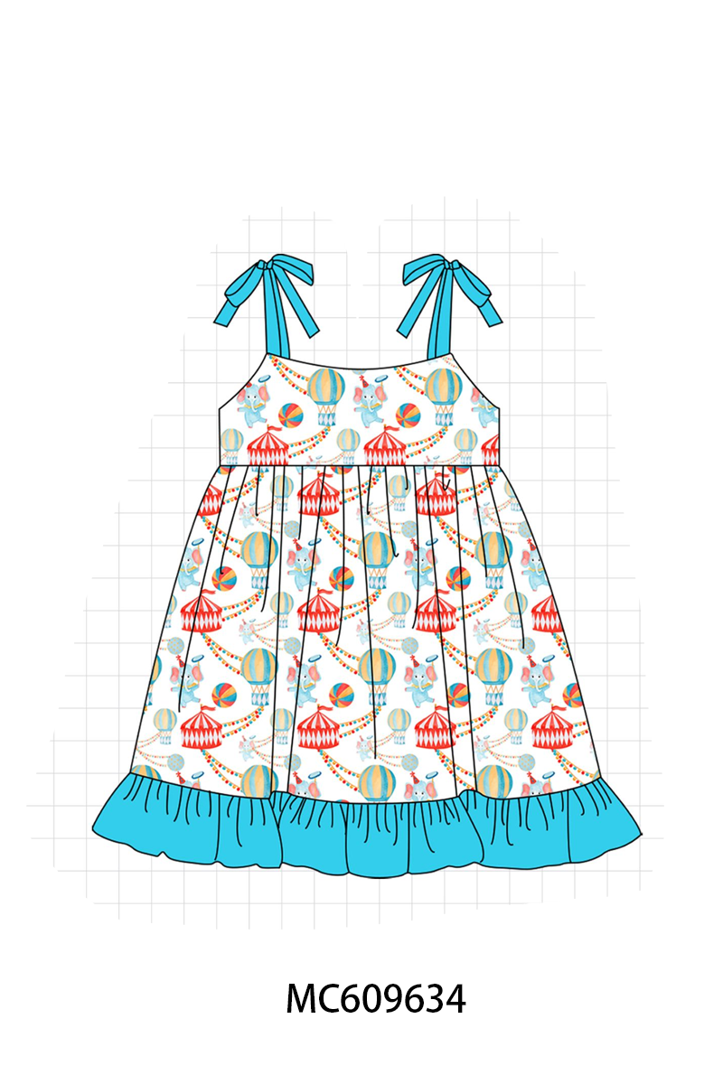 PO37: Blue Circus Elephants Print Collection (ETA March)