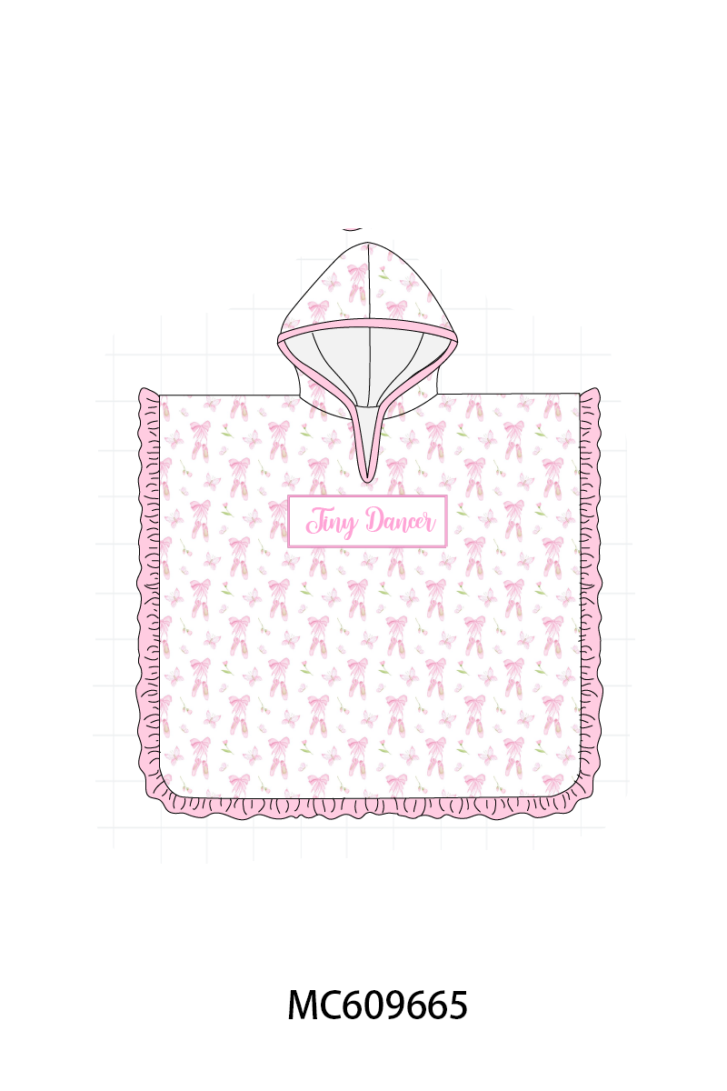 PO37: Pink Ballet Shoes Embroidery Ruffle Collection (ETA March)
