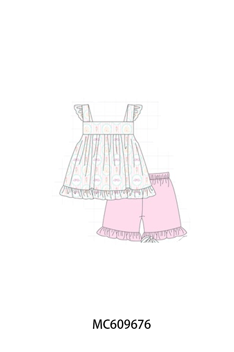 PO37: Pink&Green Castle Print Collection 1 (ETA March)