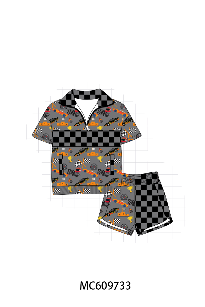 PO37: Black Racing Cars Checkered Collection (ETA March)