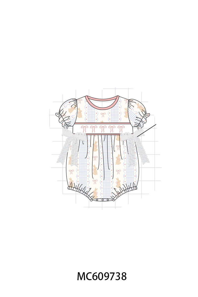 PO37: Coral Bow Embroidery Lace Bow Collection (ETA March)