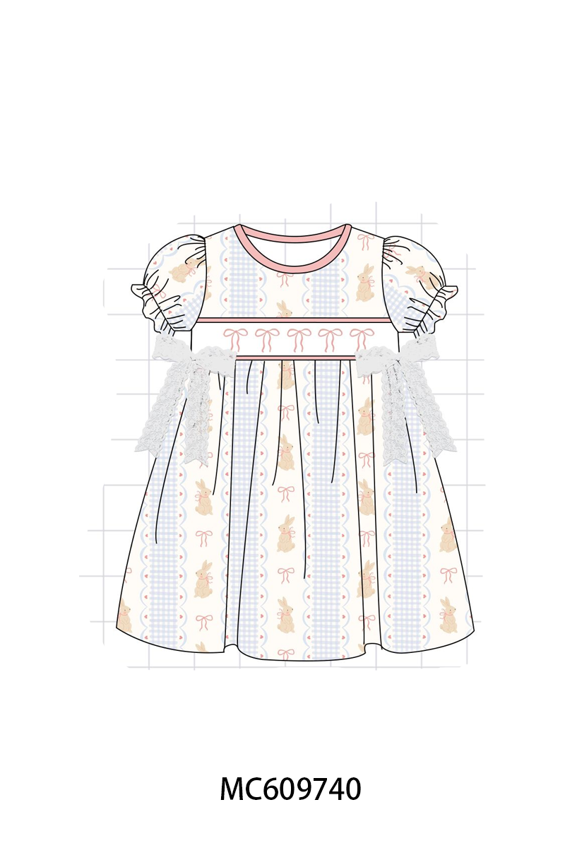 PO37: Coral Bow Embroidery Lace Bow Collection (ETA March)