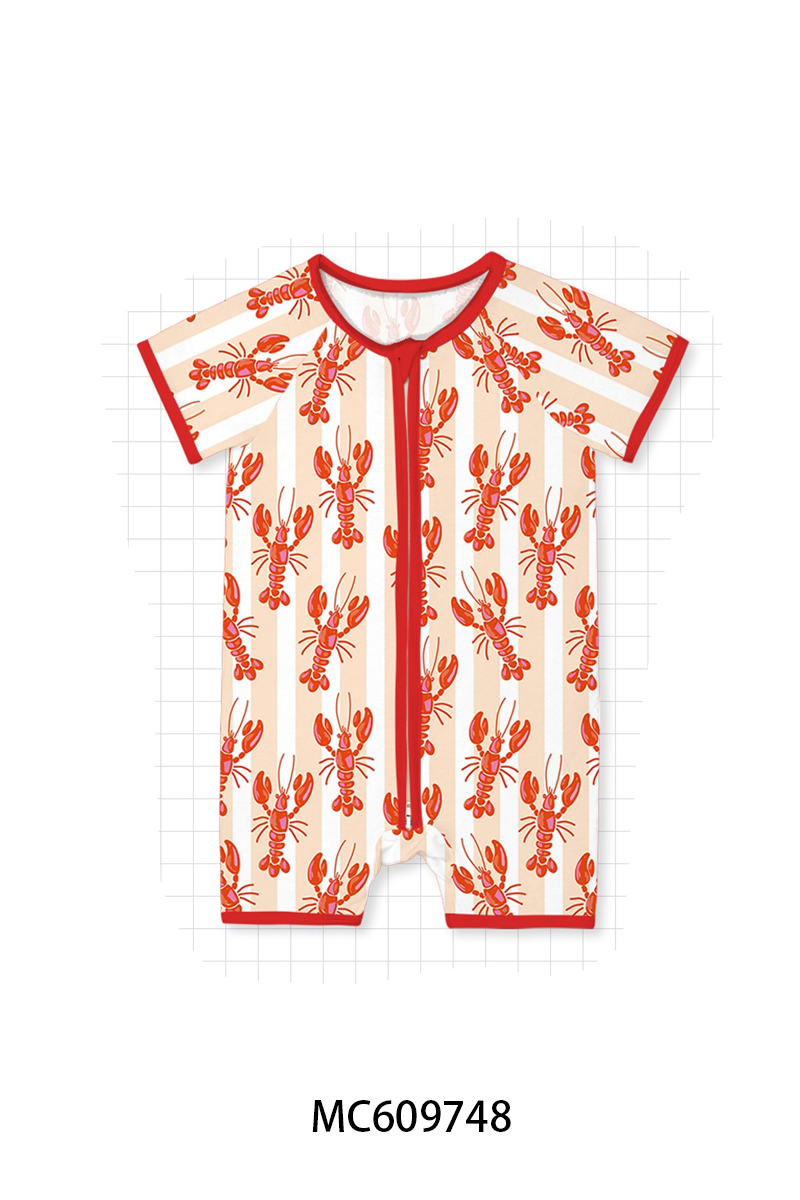 PO37: Red Lobster Print Bamboo Collection (ETA March)