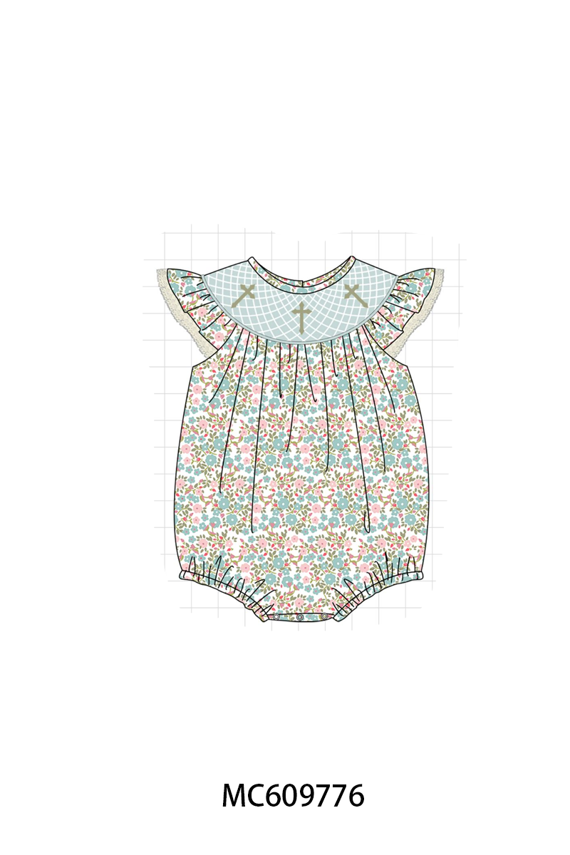 PO37: Floral Cross Smocked Collection (ETA March)