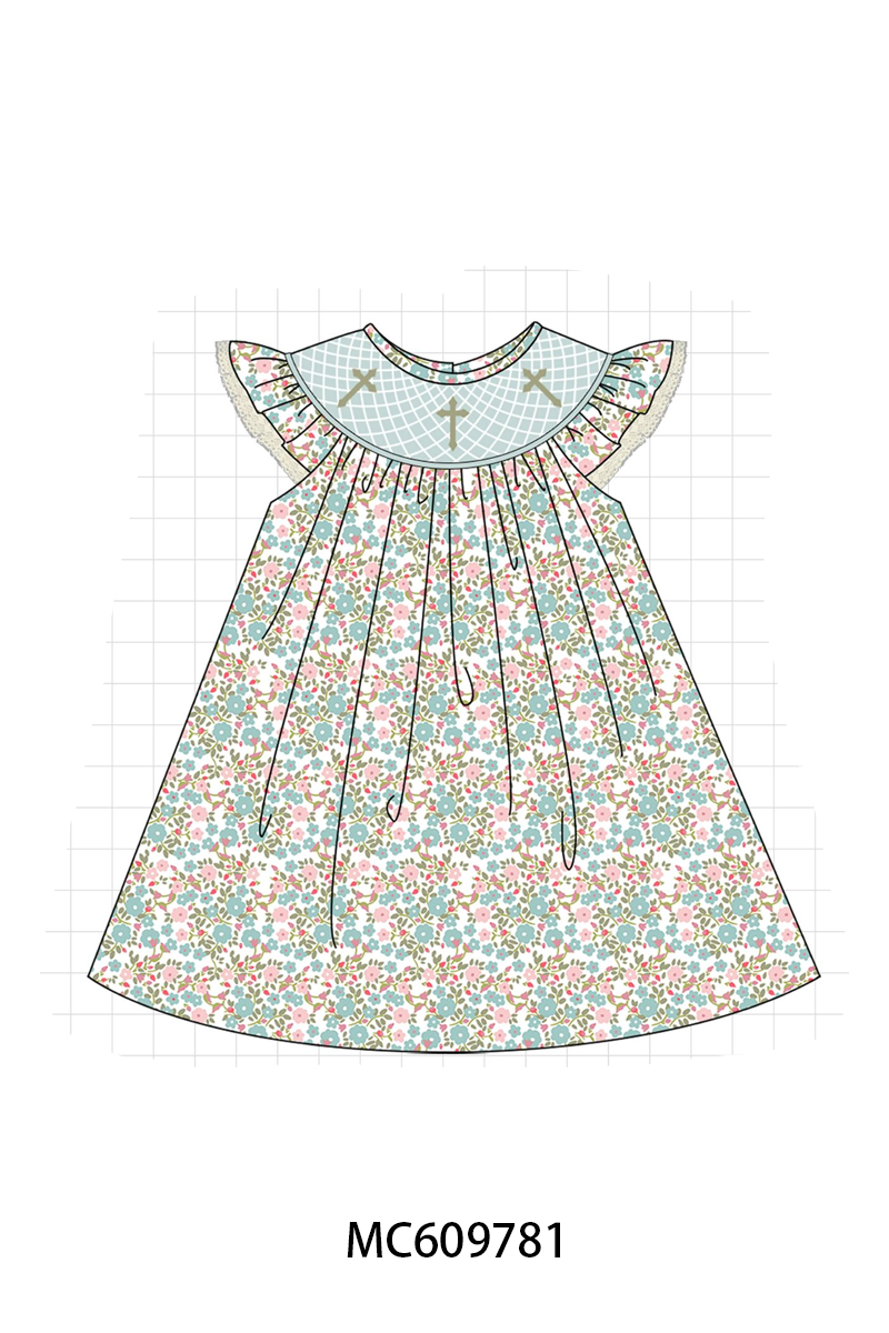PO37: Floral Cross Smocked Collection (ETA March)