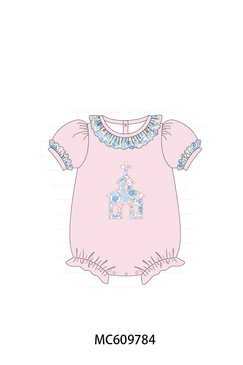 PO37: Pink&Green Castle Applique Collection (ETA March)