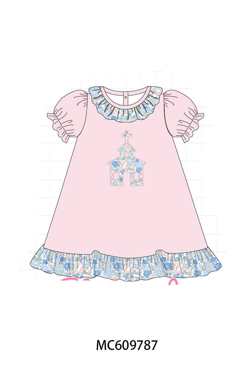 PO37: Pink&Green Castle Applique Collection (ETA March)