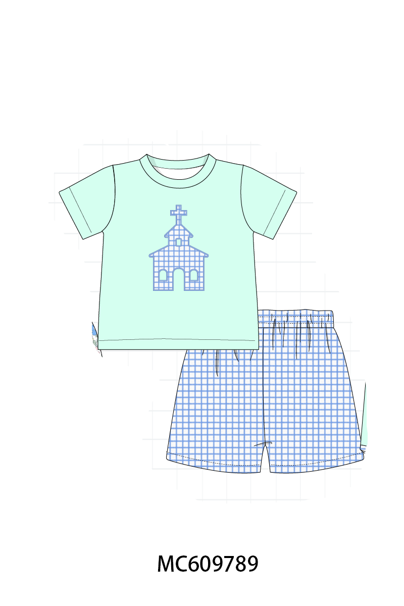 PO37: Pink&Green Castle Applique Collection (ETA March)