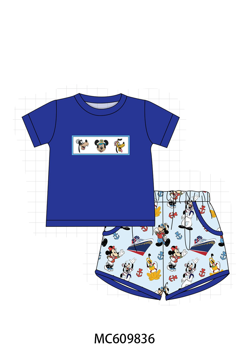 PO37: Navy Character Embroidery Collection (ETA March)