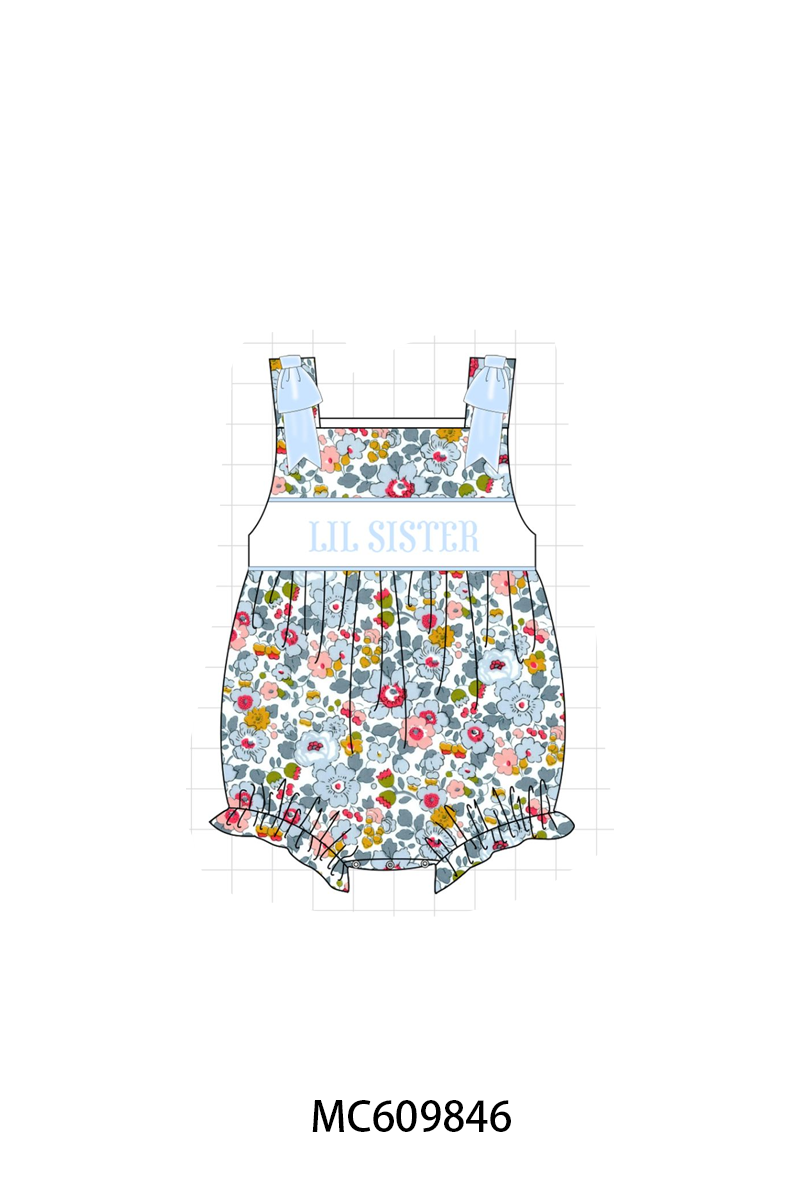 PO37: Blue Floral Little Embroidery Collection (ETA March)