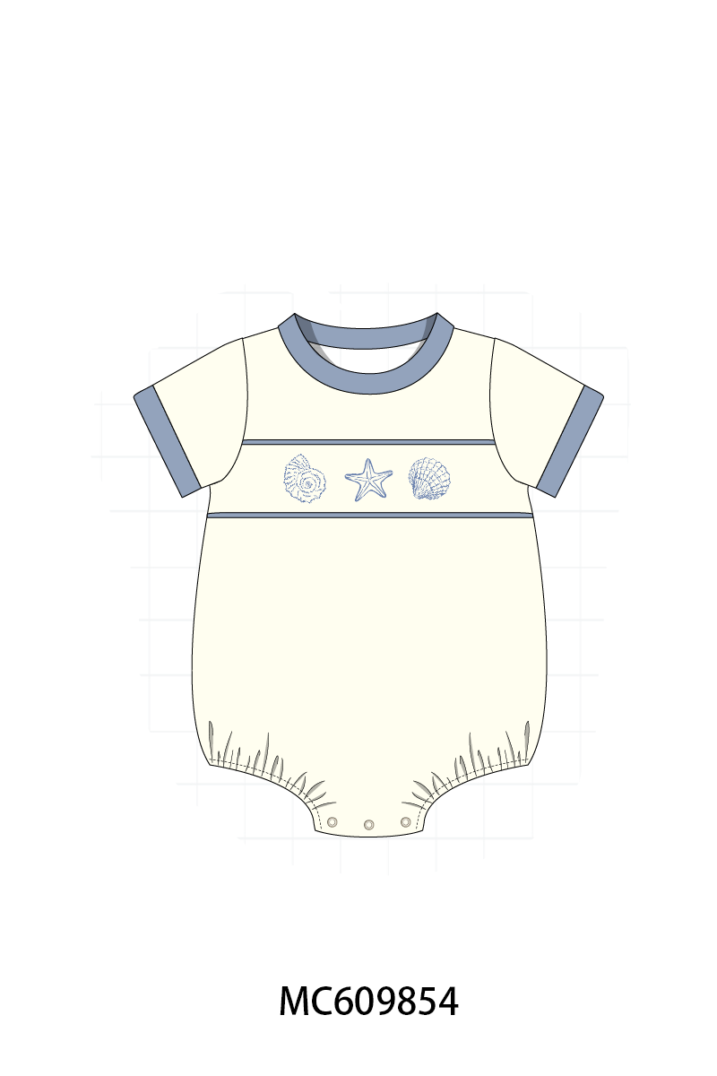 PO37: Beige Beach Seashell Smocked Collection (ETA March)