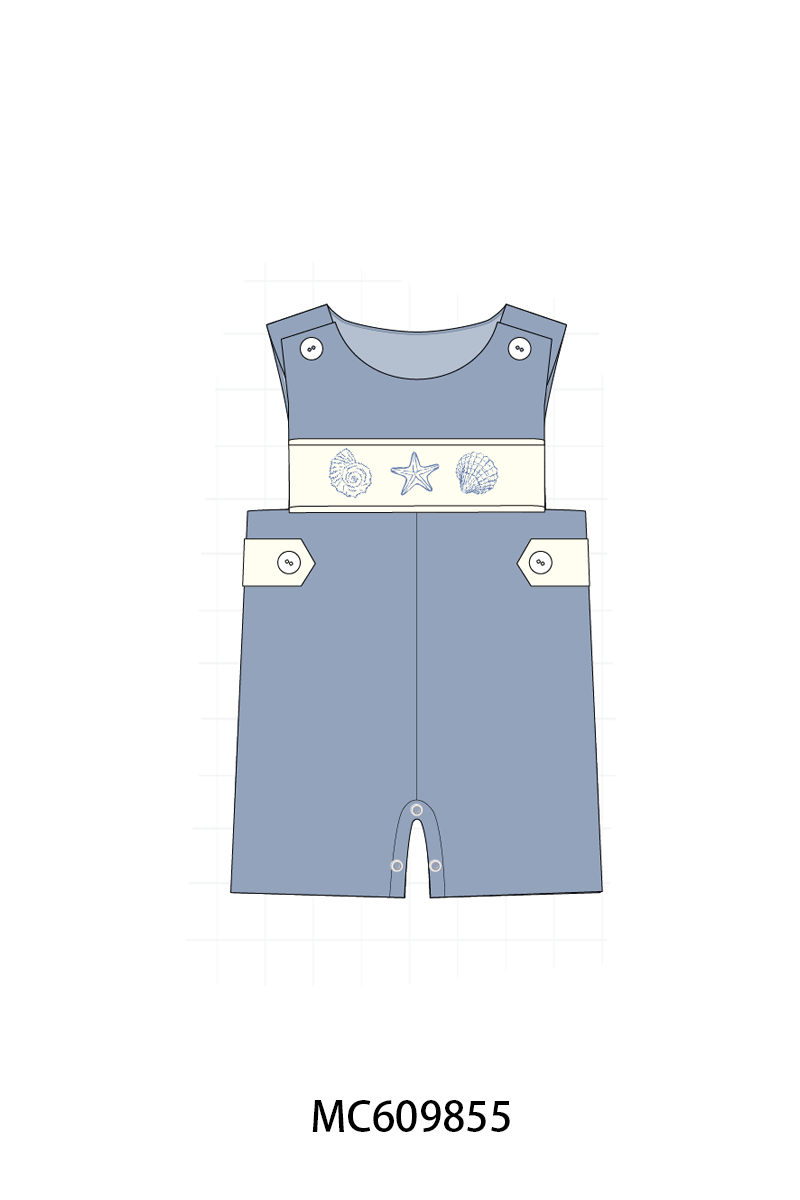 PO37: Beige Beach Seashell Smocked Collection (ETA March)