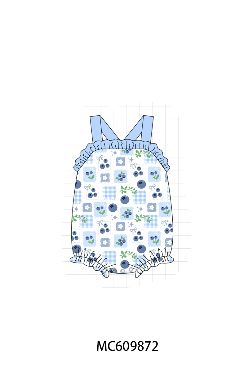 PO37: Blueberry Embroidery Ruffle Collection (ETA March)