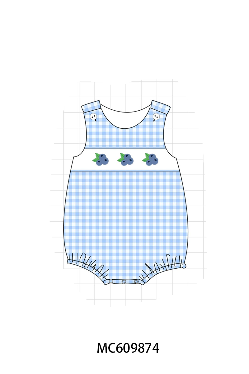 PO37: Blueberry Embroidery Ruffle Collection (ETA March)