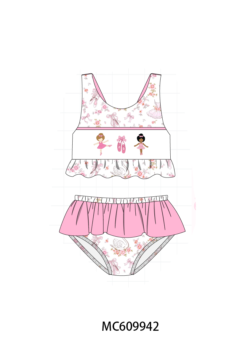 PO37: Pink Ballet Time Embroidery Collection (ETA March)